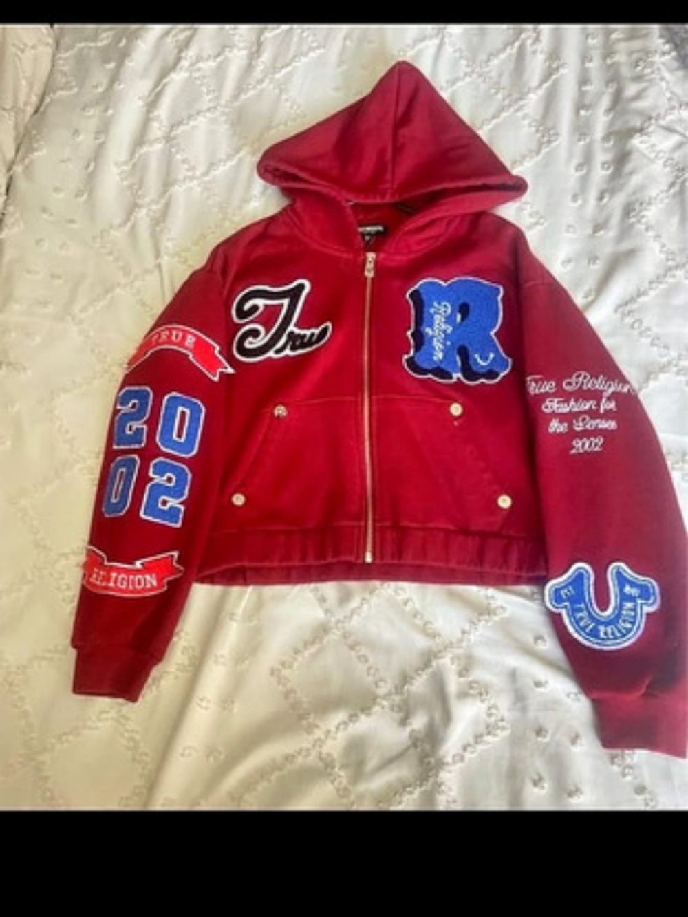 True Religion Zip Up Hoodie